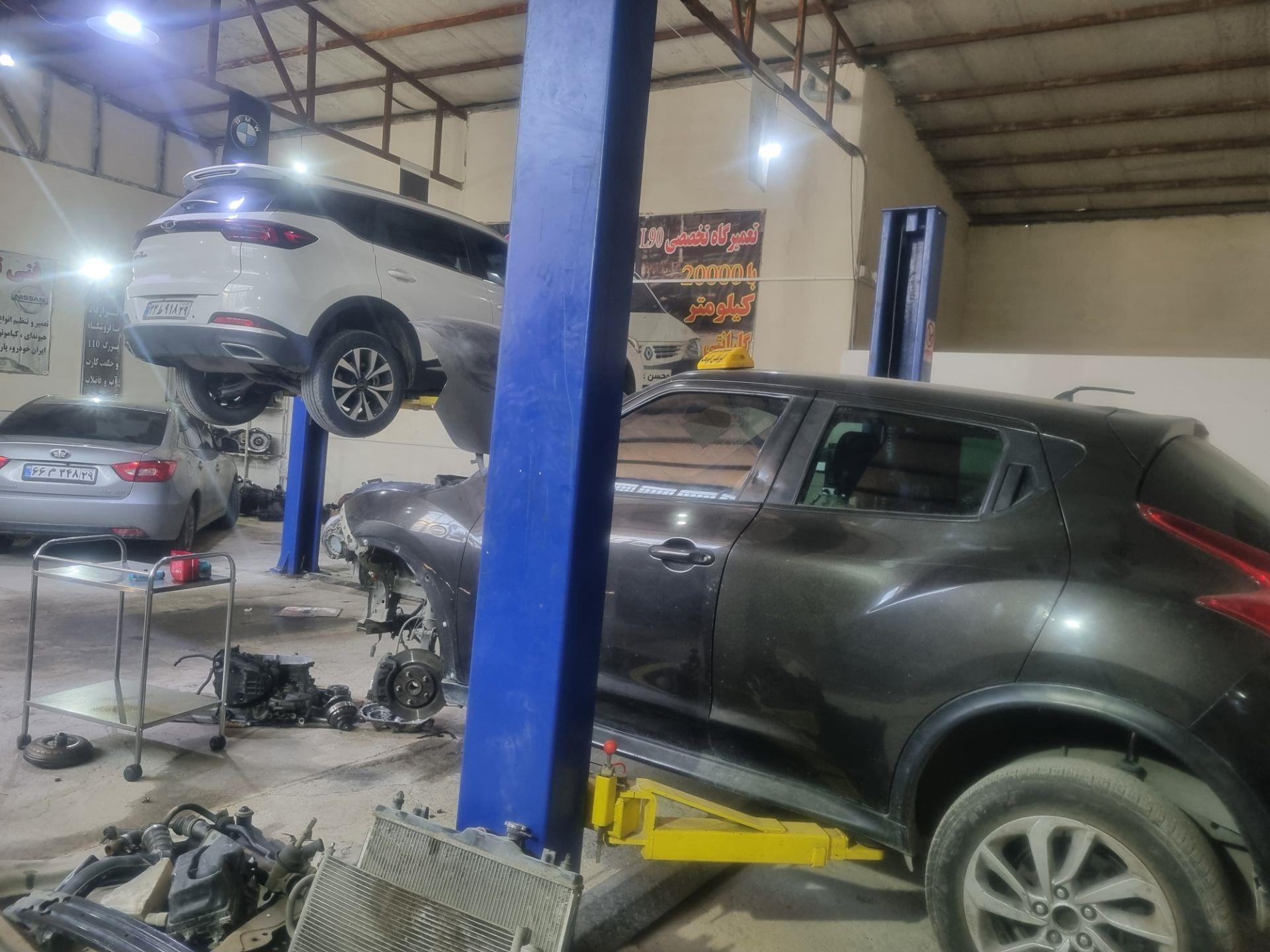 تعمیر گیربکس اتوماتیک نیسان جوک 